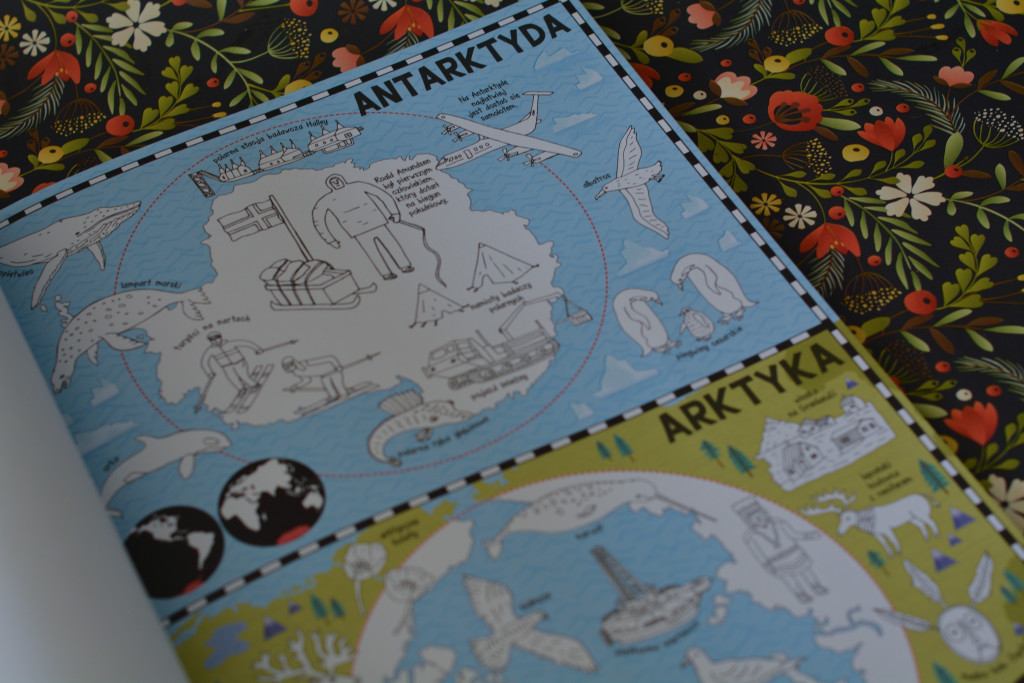 książki dla dzieci mapy do kolorowania