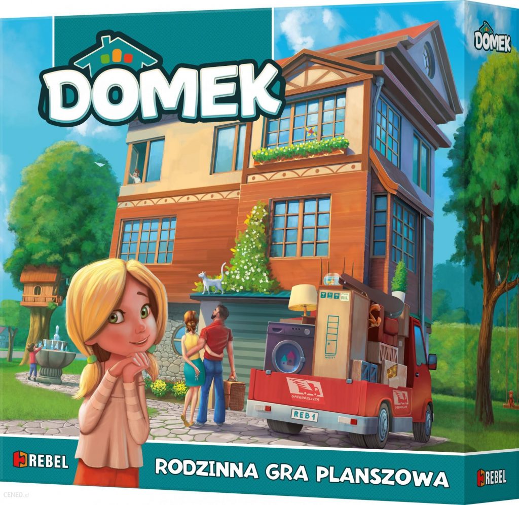 Domek – REBEL = gra planszowa dla dzieci