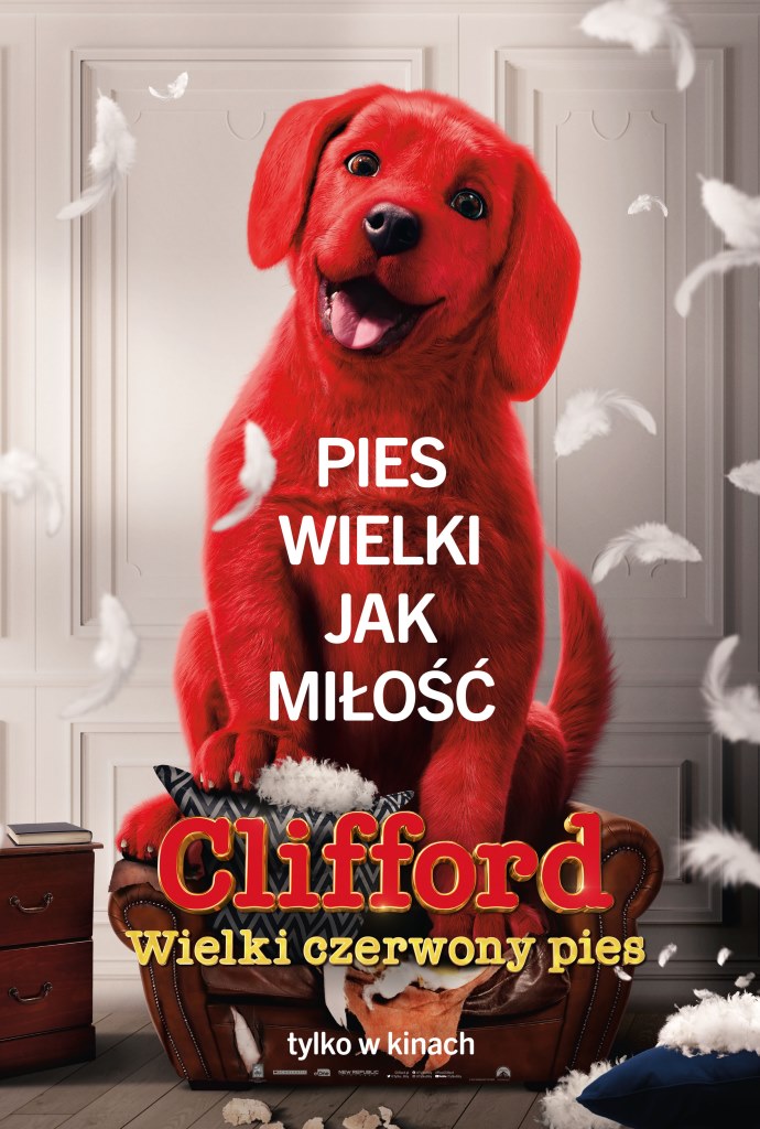 clifford wielki czerwony pies plakat filmu