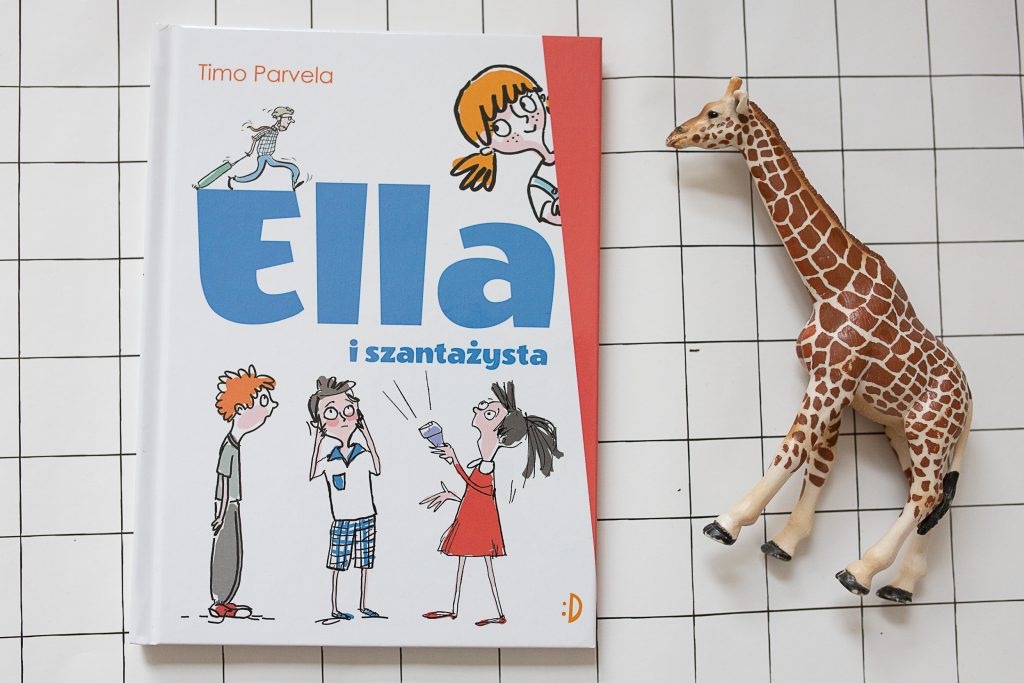 Ella i szantażysta - okładka książki dla dzieci