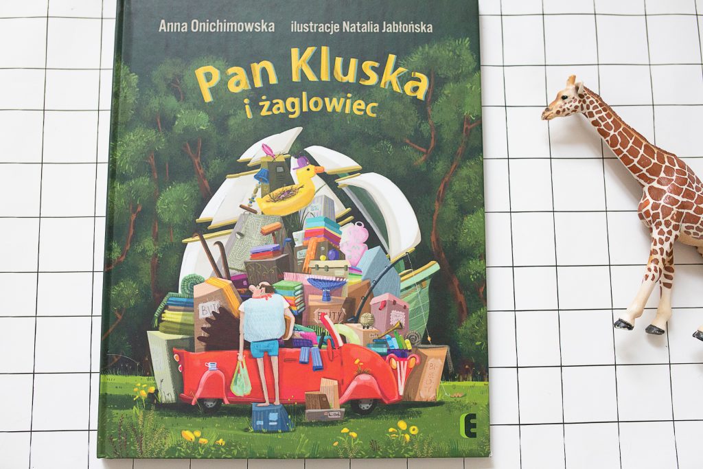 Pan Kluska i żaglowiec - okładka książki dla dzieci