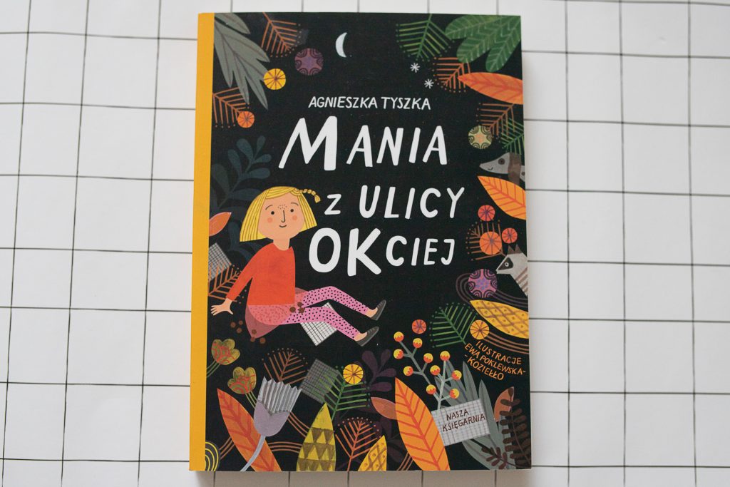 Mania z ulicy Okciej - okładka książki dla dzieci