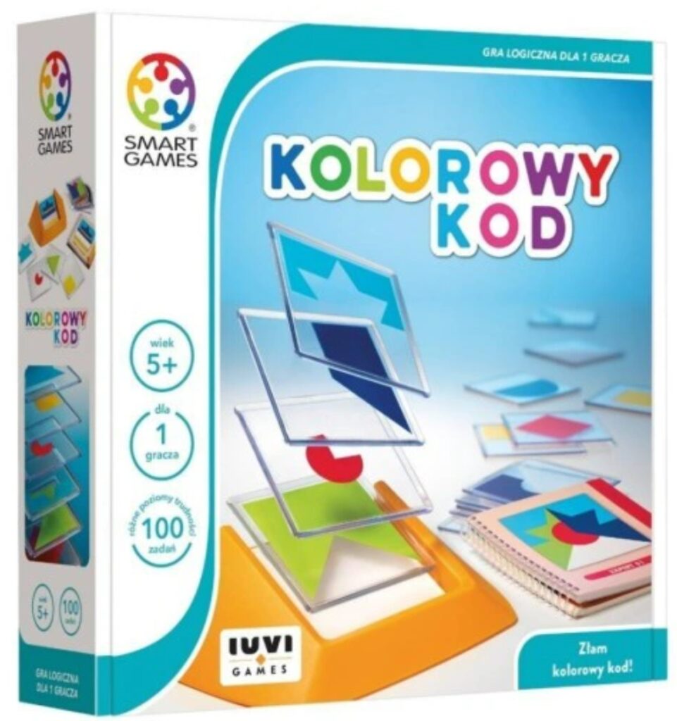 Kolorowy kod– IUVI GAMES - Gry planszowe dla dzieci