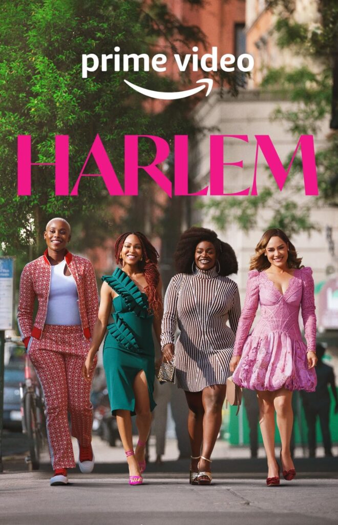 Plakat serialu Prime Video pt. Harlem