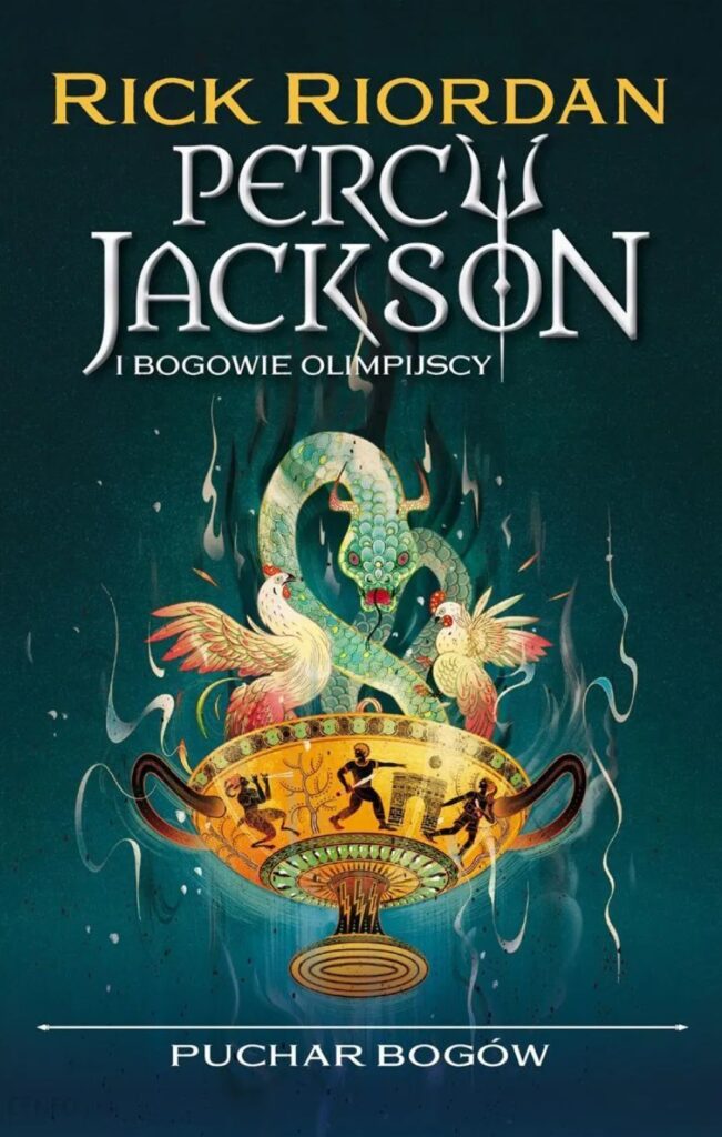 Rick Riordan - Percy Jackson i bogowie olimpijscy: puchar bogów - okładka książki, Książki dla dzieci 9-12